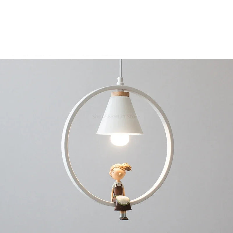 suspension modernes nordiques avec suspension oiseau led - vue 16 sur 16