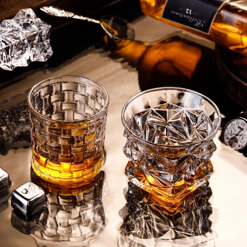 Verres whisky gravés old fashioned style classique cadeau - vue 4 sur 7