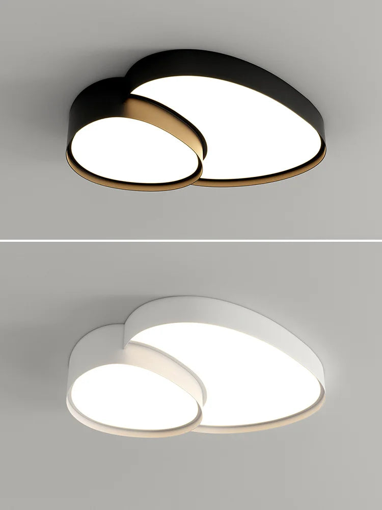 Plafonnier led maison salon nordique