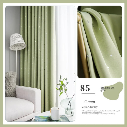 Rideau occultant plissé motif enfant salon chambre balcon