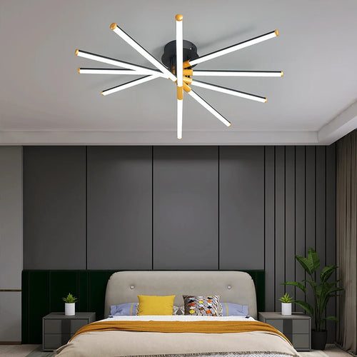 led plafonnier luminaire intérieur chambre salon hall cuisines - vue 5 sur 15