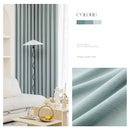 Rideau occultant style minimaliste plissé pour salon chambre