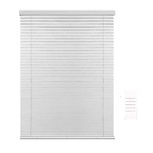 Store vénitien électrique aluminium lames 25mm sur mesure