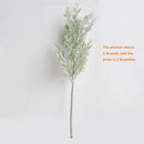 Realistic artificial cypress plant plastic floral decoration