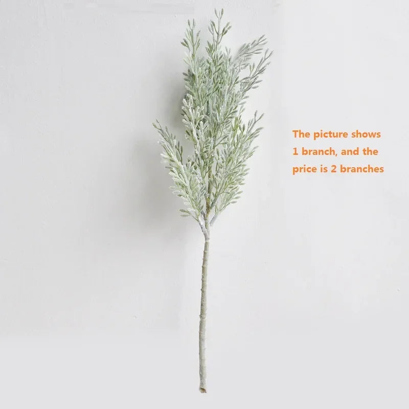 Realistic artificial cypress plant plastic floral decoration - vue 7 sur 12