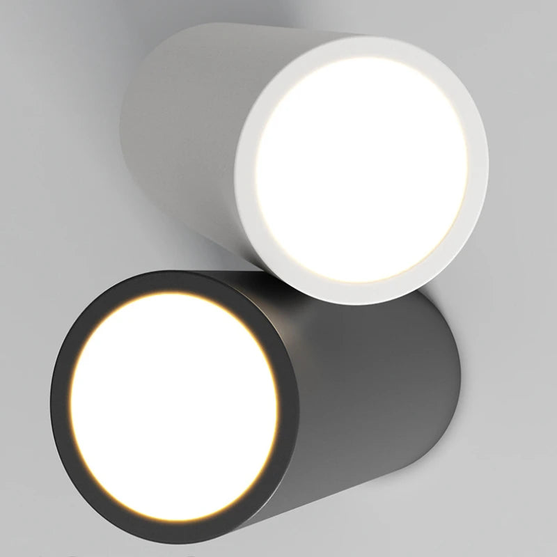 Spot LED simple et moderne lampe couloir escalier porche étude lumière cuisine salle à manger éclairage restaurant projecteur intérieur - vue 7 sur 14