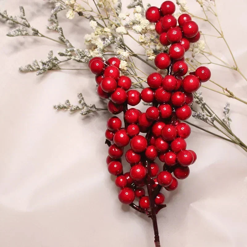 branche de baies artificielles pour décoration de Noël - vue 5 sur 12