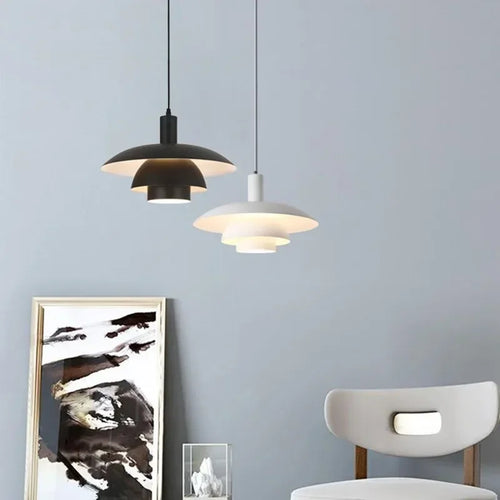 Multicolour flying saucer design pendant light for interior decoration - vue 2 sur 22