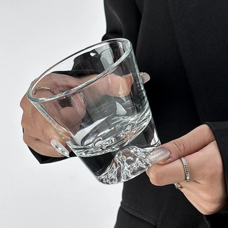 Ensemble 4 verres motif mont fuji montagne 310ml