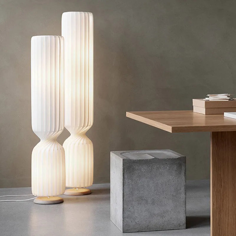 lustre japonais silencieux grande hauteur pour loft duplex restaurant - vue 5 sur 12