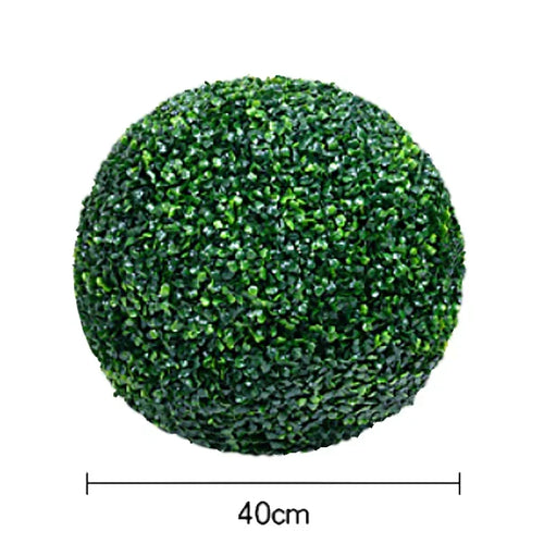 plante artificielle boule verte topiaire pour décoration intérieure et extérieure - vue 11 sur 11