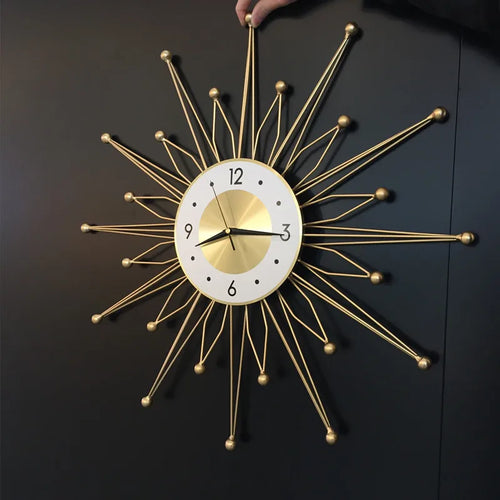 Nordic Wall Clock for Living Room, Modern Minimalist Home Clock, Atmosphere Fashion, Decorative Wall Watch, 50 cm, 60 cm, 80 cm - vue 5 sur 6