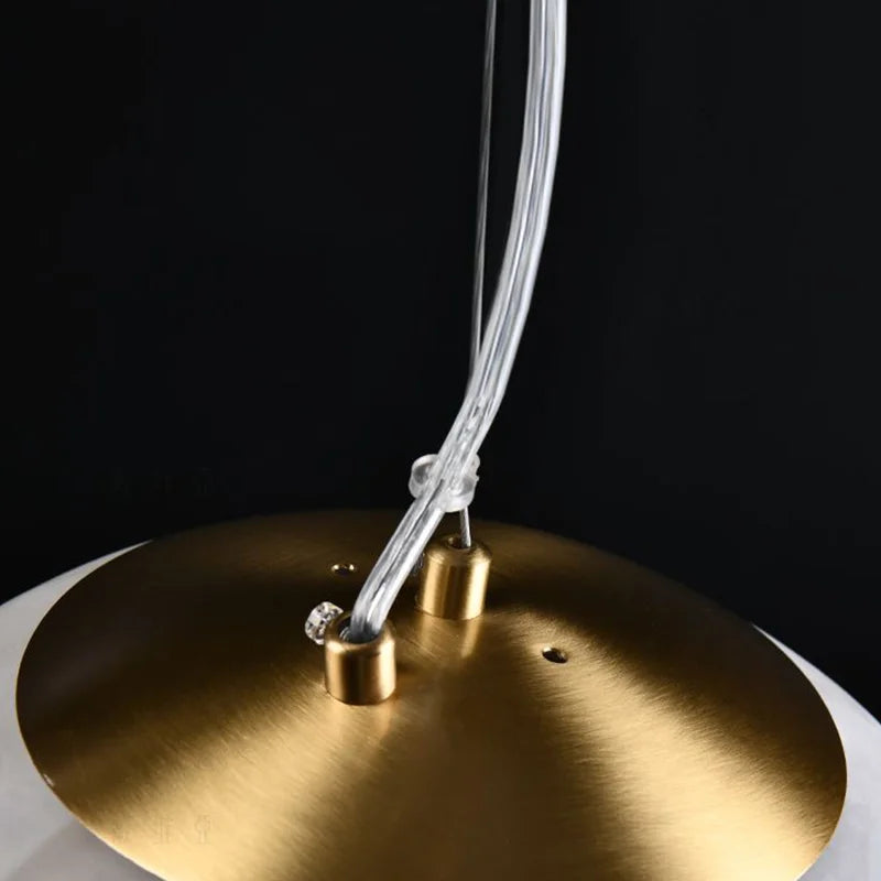 suspension en marbre naturel moderne pour décoration intérieure