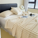 plaid hiver doux épais polaire carreaux style déco