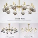 Nordic minimalist glass pendant light for modern decor