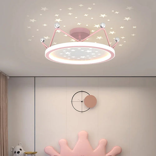 Modern minimalist ceiling light for children's room decor - vue 2 sur 7