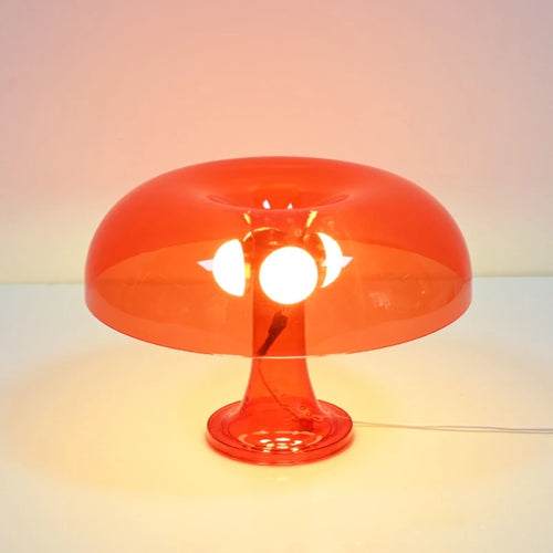 Minimalist mushroom LED table lamp for decoration - vue 4 sur 14