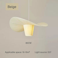 Modern minimalist fabric chandelier for interior decoration