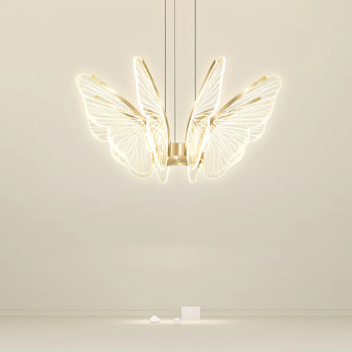 Moonriver éclairage LED papillon lustres salon Table à manger suspension lampe Style moderne suspension pour la maison - vue 6 sur 10