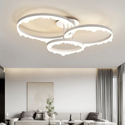 lustre led moderne minimaliste éclairage intérieur design élégant