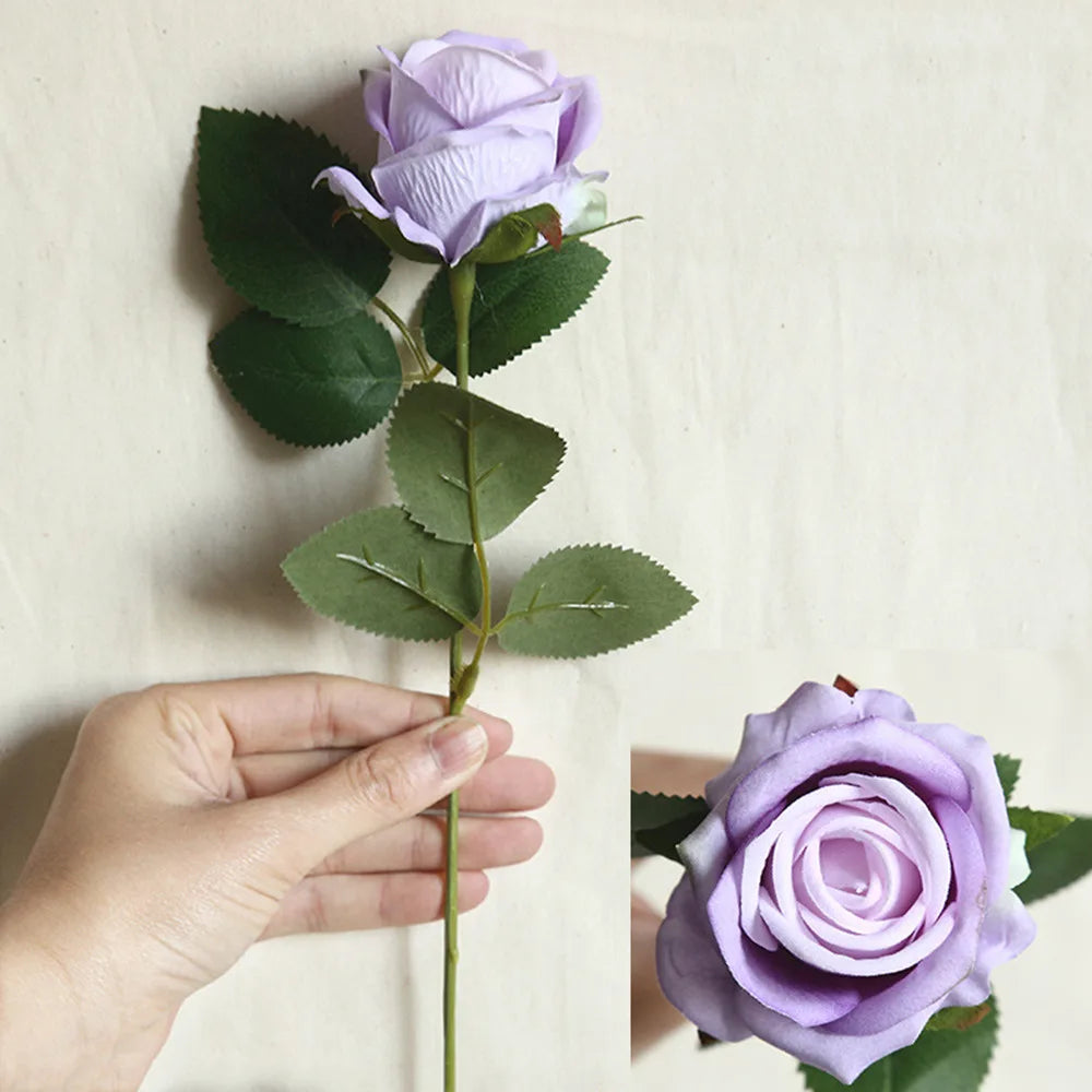 fleur artificielle en flanelle pour décoration intérieure et mariage - vue 14 sur 15