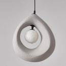 Minimalist nordic wabi sabi LED pendant light for interior decor