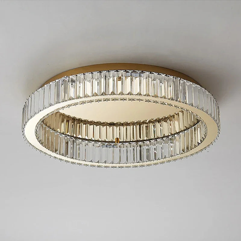 plafonnier en cristal luxueux pour décoration intérieure moderne - vue 6 sur 9