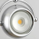 suspension led rotative avec fil métallique réglable