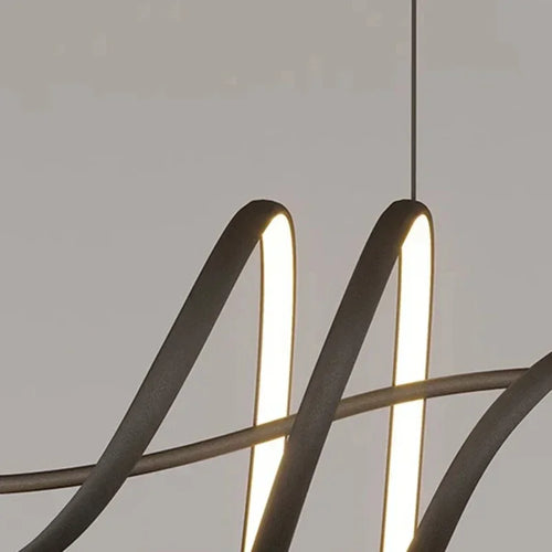 Elegant modern minimalist chandelier for interior decor - vue 6 sur 6