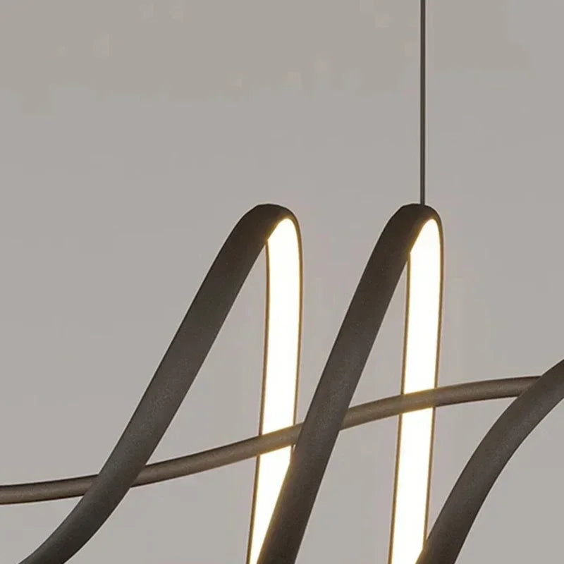 Elegant modern minimalist chandelier for interior decor - vue 5 sur 6