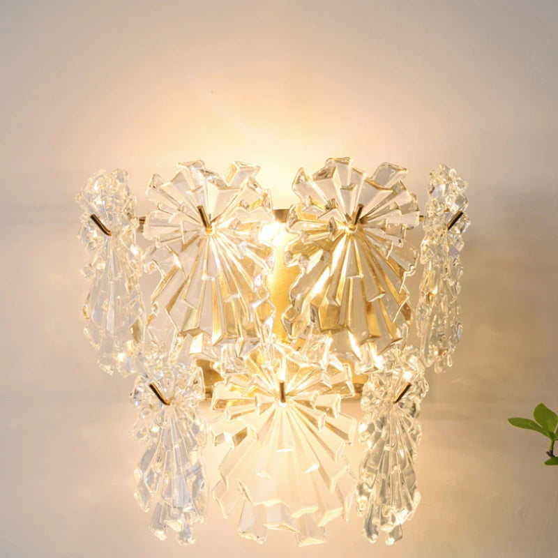 applique murale en verre à led pour décoration moderne intérieure - vue 3 sur 15