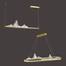 SANDYHA snow mountain Chinese style designer LED landscape pendant light