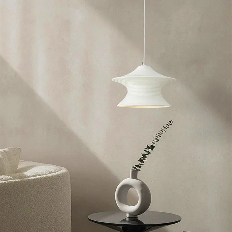 Minimalist nordic wabi sabi chandelier for modern interiors - vue 5 sur 9