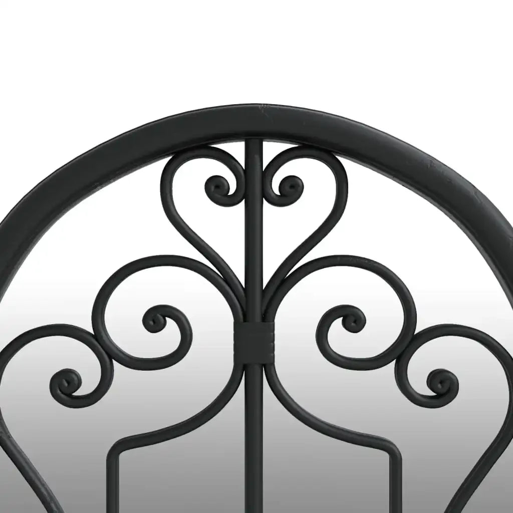 Black Garden Mirror 100x45 cm Outdoor Use, Home Decoration Wall Wall Decoration Living Room Decoration - vue 5 sur 7