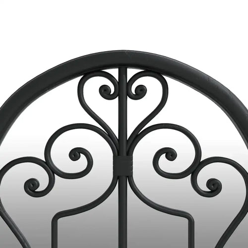 Black Garden Mirror 100x45 cm Outdoor Use, Home Decoration Wall Wall Decoration Living Room Decoration - vue 6 sur 7