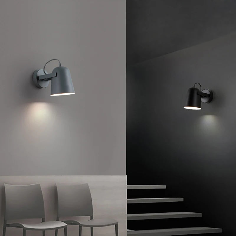 Nordique LED Applique Murale Moderne Salon Chambre Rose Intérieur Applique Salle De Bain Miroir Chevet Foyer Décoration Éclairage - vue 3 sur 11