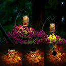 lanterne solaire décorative pour jardin en mosaïque
