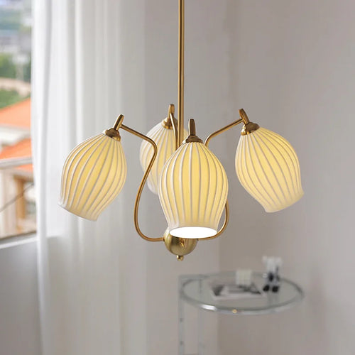 lustre bauhaus français en céramique pour intérieur élégant