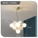 Children's chandelier with multicoloured flowers decorative pendant light