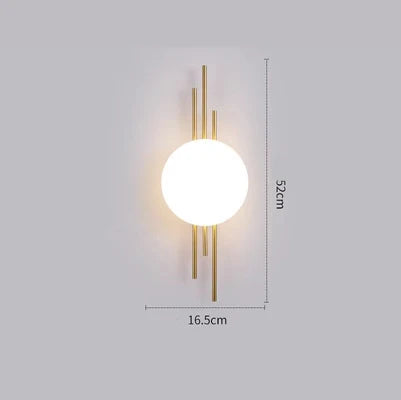 Nordic luxury LED wall lamp - vue 7 sur 14