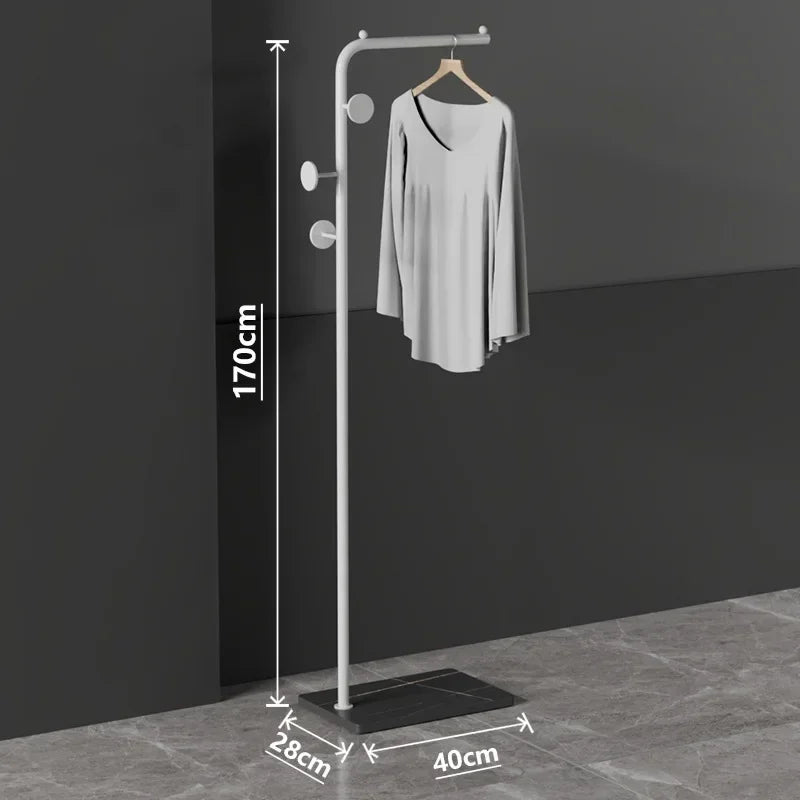 porte-vêtements nordique léger et moderne pour rangement élégant