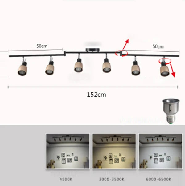 plafonnier led design pour salon bar et bureau - vue 11 sur 17