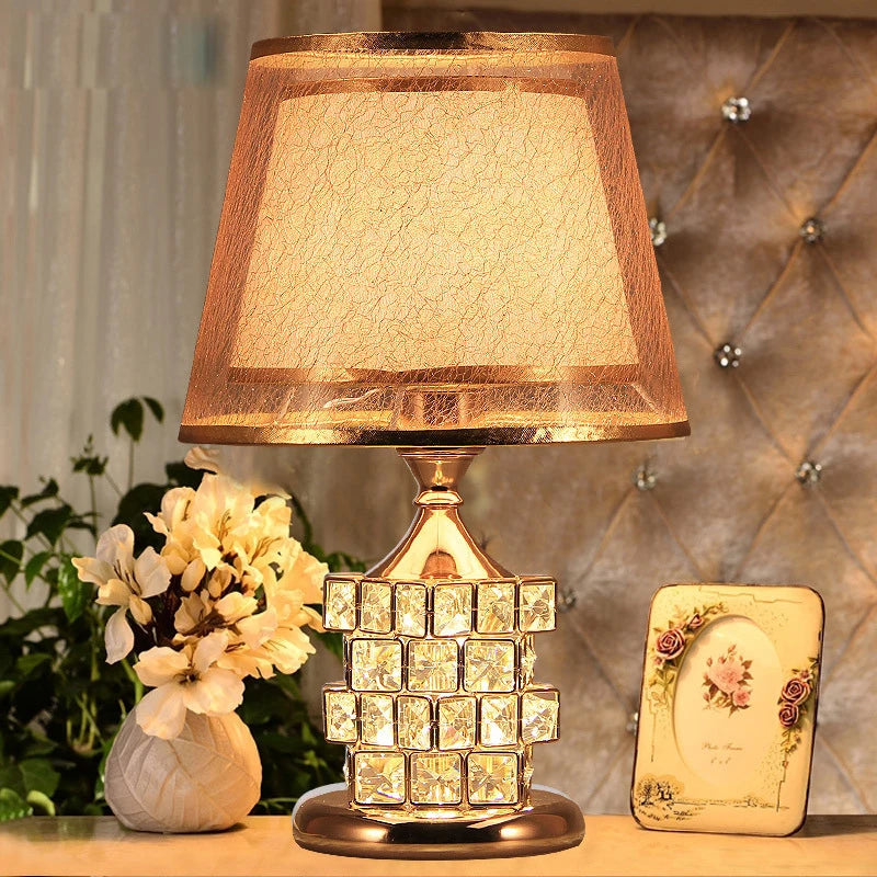 lampe de table en cristal moderne pour décoration intérieure luxe - vue 6 sur 10