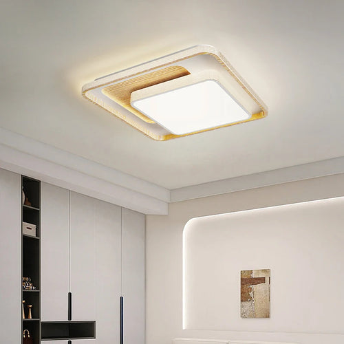 Modern minimalist nordic creative recessed LED ceiling light - vue 2 sur 14
