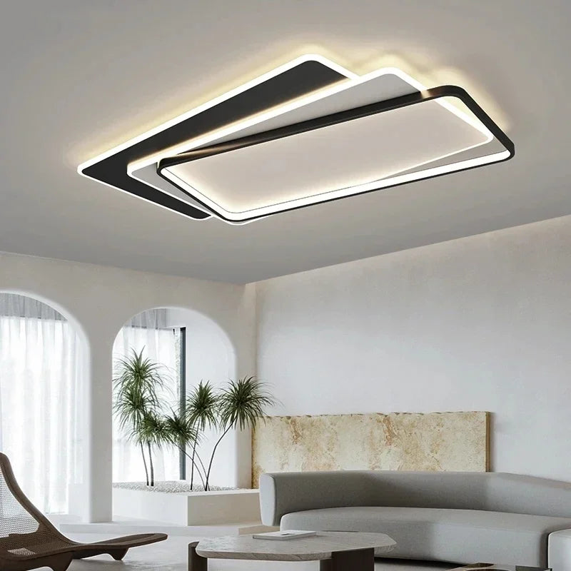 plafonnier led suspendu design moderne luminaire décoratif d'intérieur - vue 4 sur 15