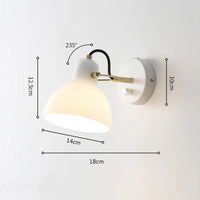 lampe de chevet allée d'entrée ajustable en verre