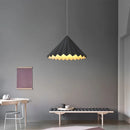 Nordic resin umbrella LED pendant light minimalist design for dining room, kitchen, home decor and bedroom chandeliers