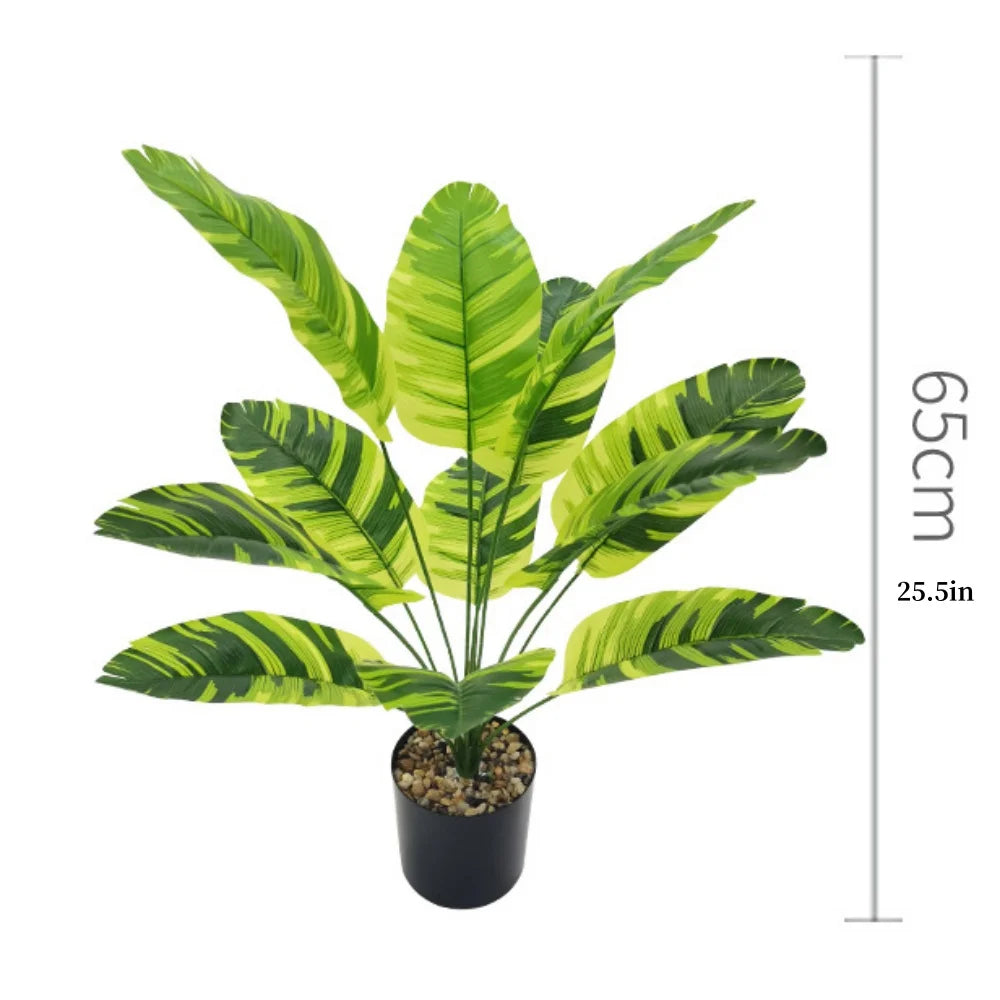 plante artificielle palmier plantain pour décoration intérieure et extérieure - vue 26 sur 27