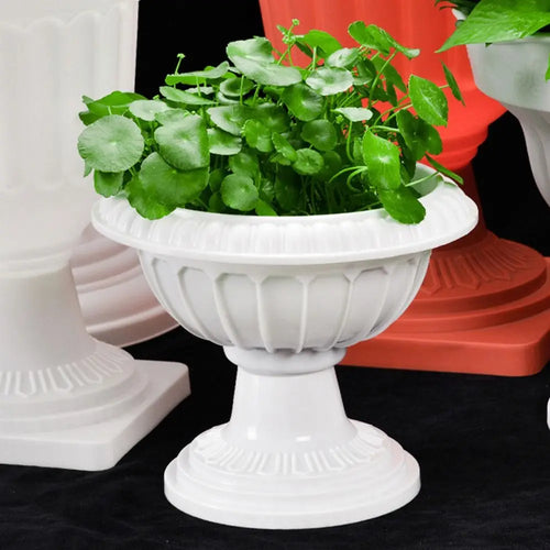 pot de fleurs romain en plastique style rétro romantique pour événements