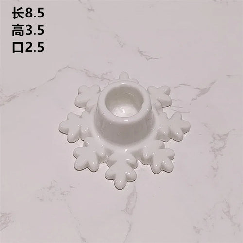 bougeoirs décoratifs pour chandeliers et table de Noël - vue 8 sur 9